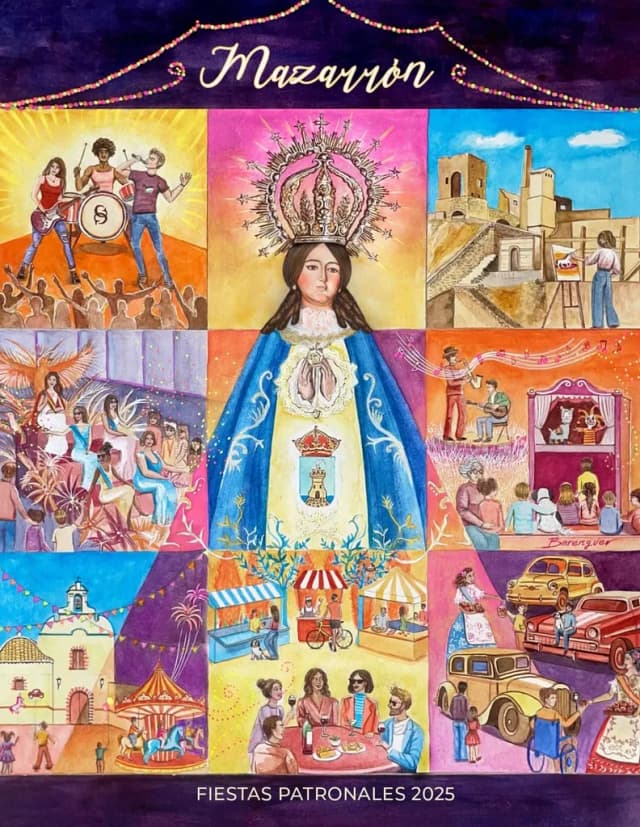Cartel de las fiestas de Mazarrón