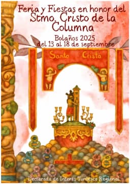 Cartel de fiestas | Feria y Fiestas en honor del Santísmo Cristo de la Columna