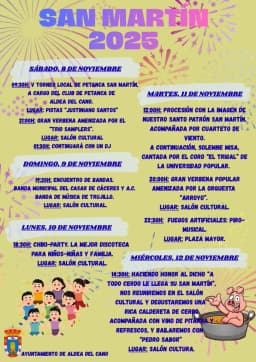 Cartel de fiestas | Fiestas de San Martín