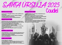 Cartel de fiestas | Santa Úrsula