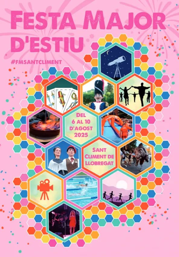 Cartel de las fiestas de Sant Climent de Llobregat