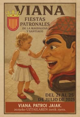 Cartel de fiestas | Fiestas Patronales de la Magdalena y Santiago