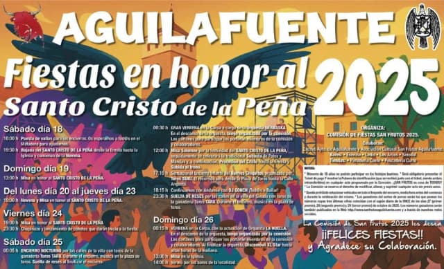Cartel de fiestas | Aguilafuente