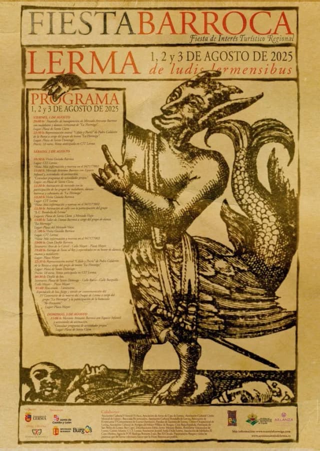 Cartel de las fiestas de Lerma