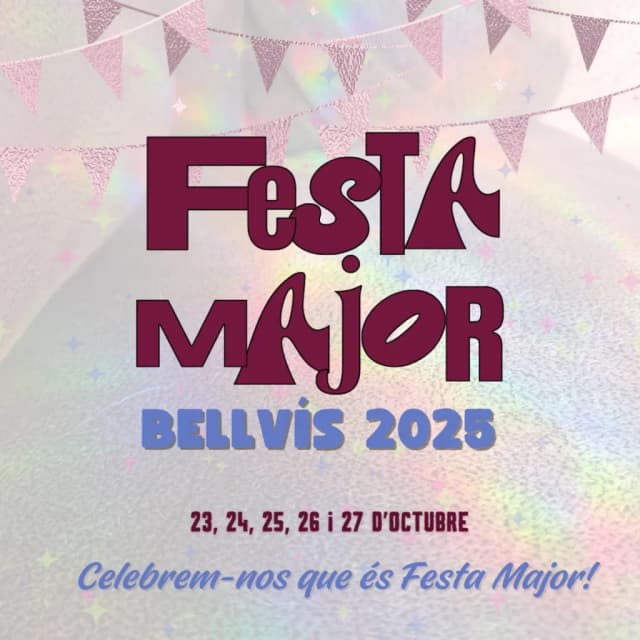 Cartel de las fiestas de Bellvís