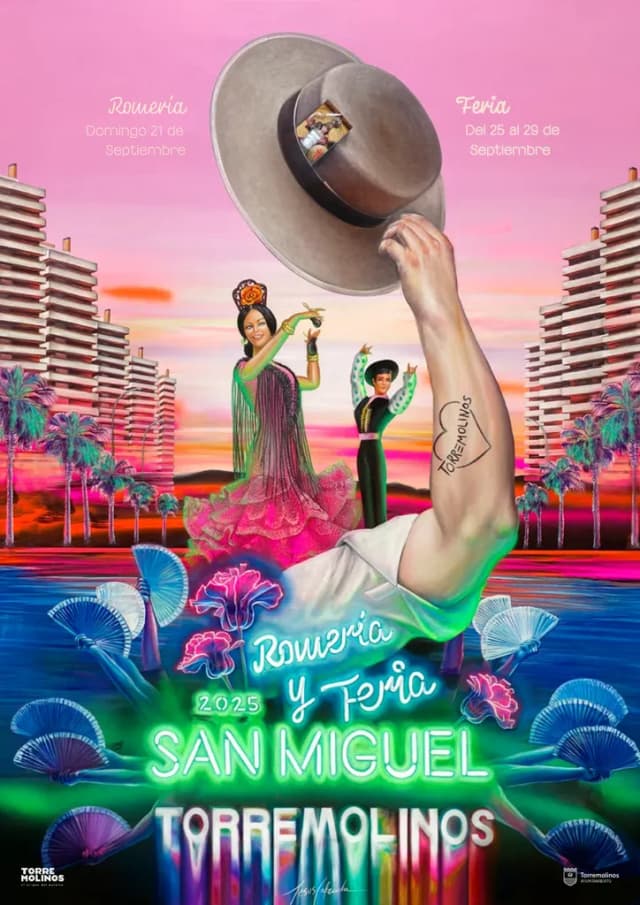 Cartel de las fiestas de Torremolinos