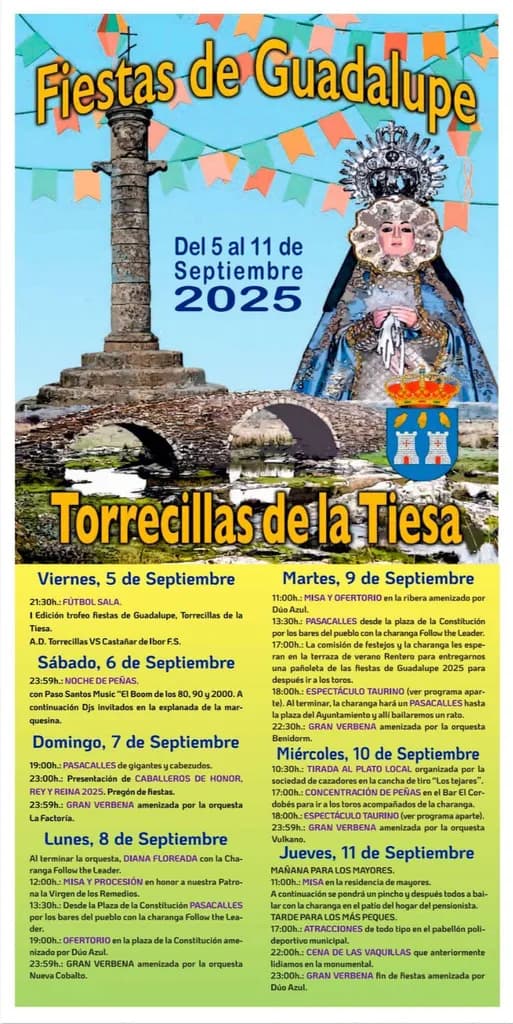 Cartel de fiestas | Torrecillas de la Tiesa