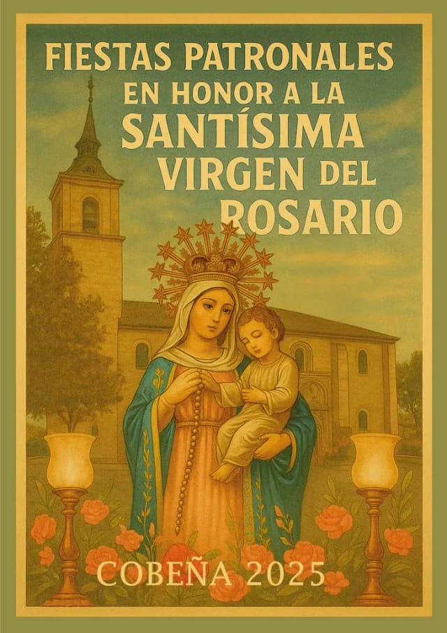 Cartel de las fiestas de Cobeña
