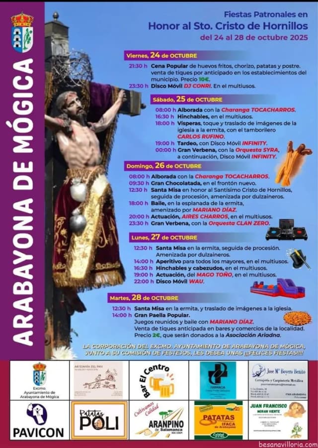 Cartel de fiestas | Arabayona de Mógica