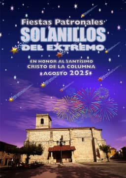Cartel de fiestas | Fiestas Patronales en Honor al Santísimo Cristo de la Columna