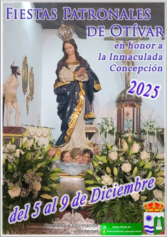 Cartel de las fiestas de Otívar