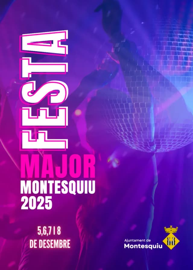 Cartel de las fiestas de Montesquiu