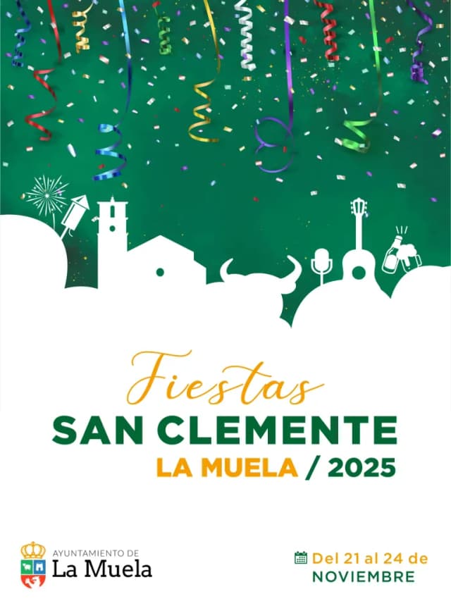 Cartel de las fiestas de La Muela