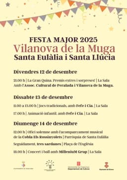 Cartel de fiestas | Fiesta Mayor, Vilanova de la Muga