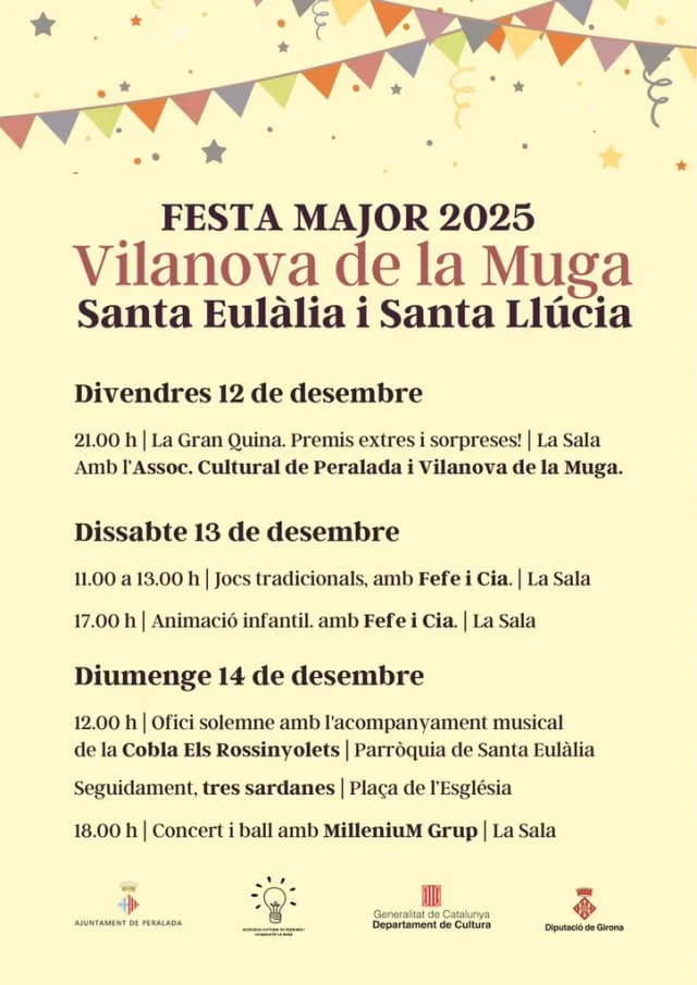 Cartel de las fiestas de Peralada