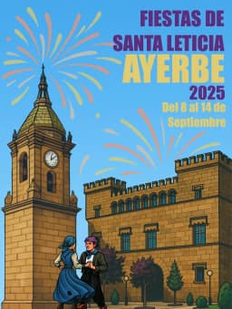 Cartel de fiestas | Fiestas en Honor a Santa Leticia