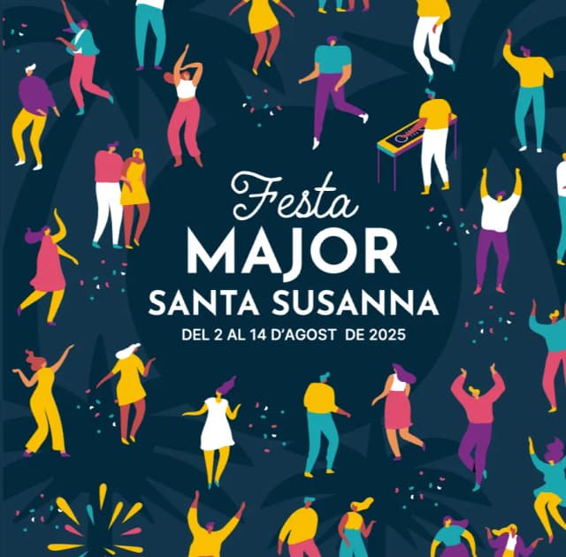 Cartel de las fiestas de Santa Susanna
