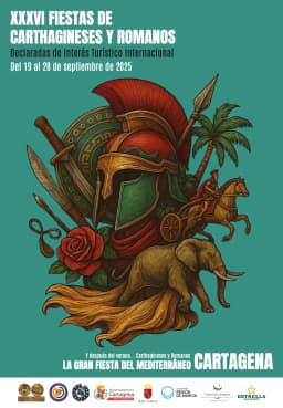 Cartel de fiestas | XXXVI Fiestas de Carthagineses y Romanos