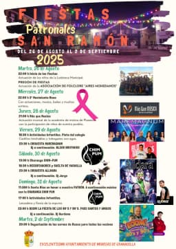 Cartel de fiestas | Fiestas Patronales de San Ramón