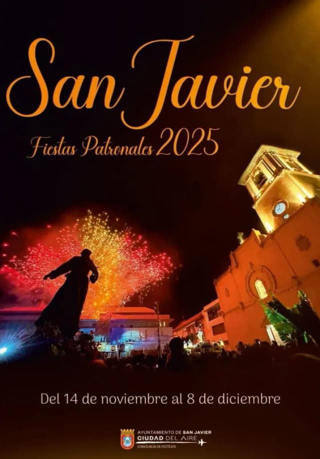 Cartel de las fiestas de San Javier