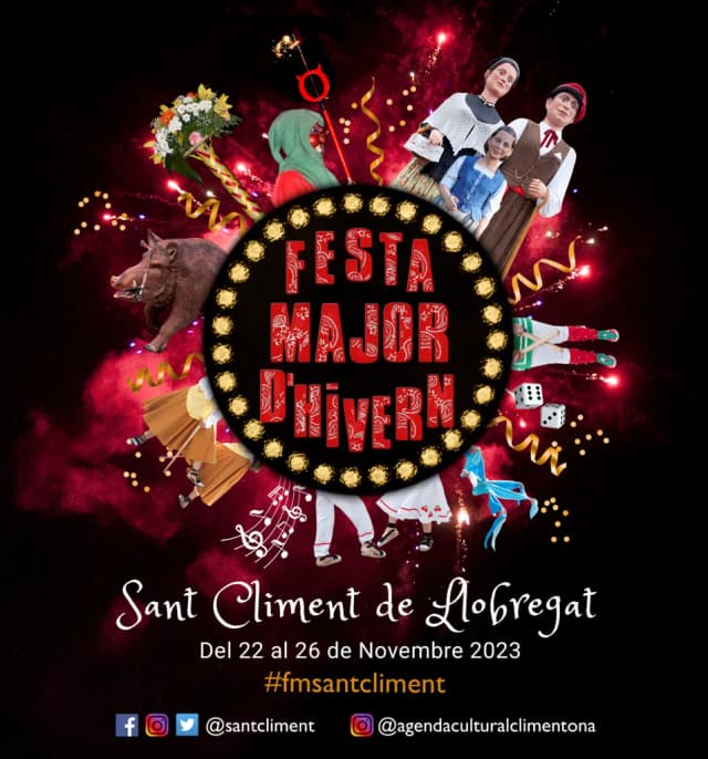 Cartel de las fiestas de Sant Climent de Llobregat