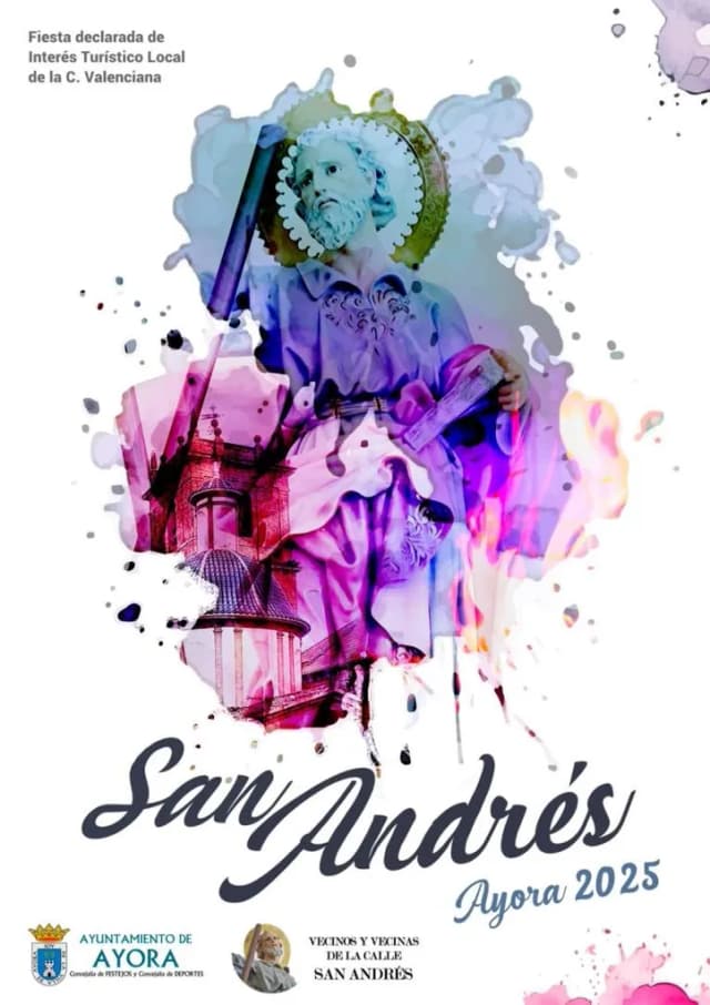 Cartel de las fiestas de Ayora