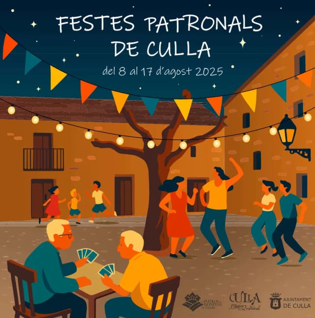 Cartel de las fiestas de Culla