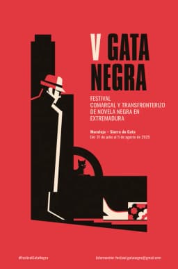 Cartel de fiestas | Festival Gata Negra