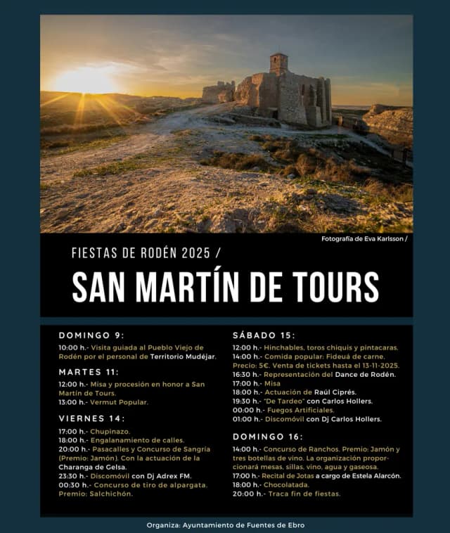 Cartel de fiestas | Fuentes de Ebro