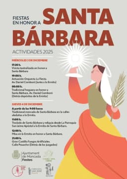 Cartel de fiestas | Fiestas en Honor a Santa Bárbara