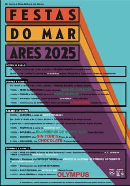 Cartel de fiestas | Festas do Mar