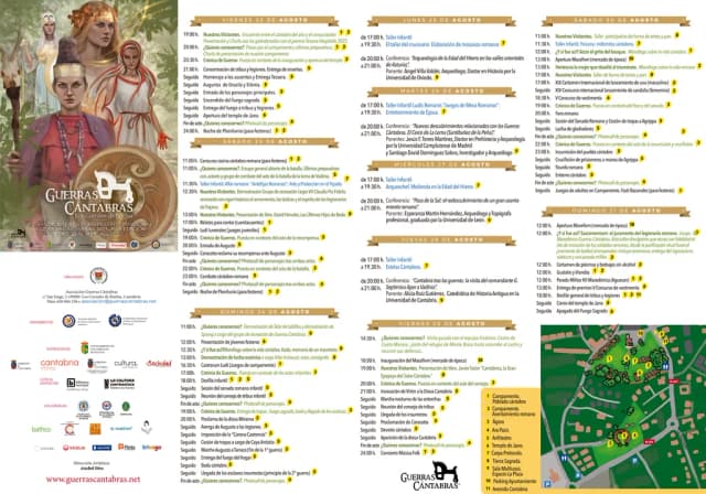Cartel de las fiestas de Los Corrales de Buelna