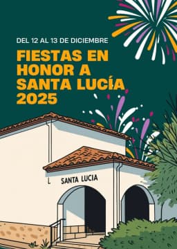 Cartel de fiestas | Santa Lucía