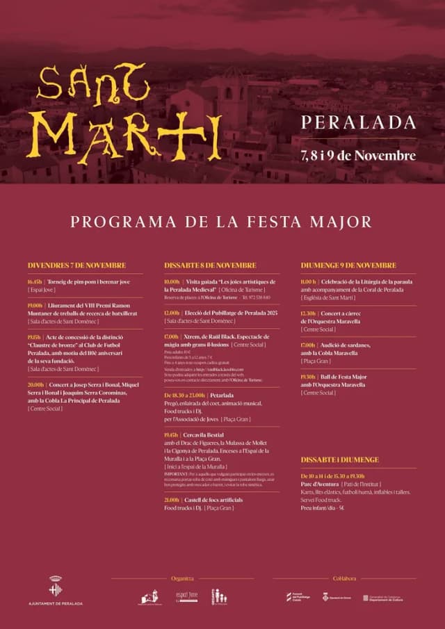 Cartel de fiestas | Peralada