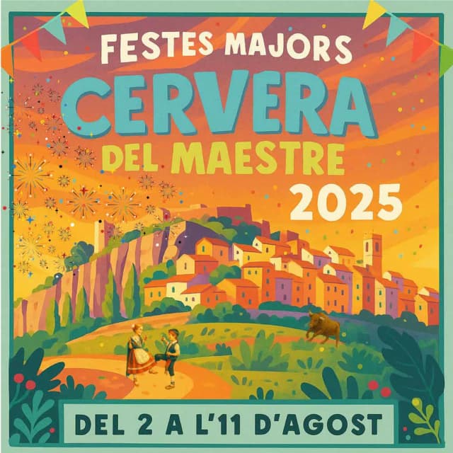 Cartel de fiestas | Cervera del Maestre