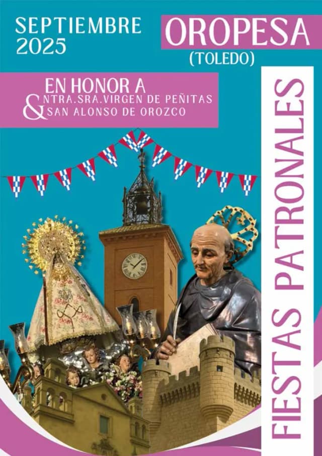 Cartel de las fiestas de Oropesa