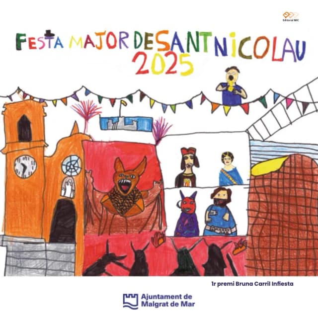 Cartel de las fiestas de Malgrat de Mar