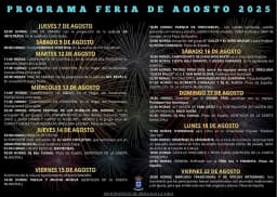 Cartel de fiestas | Feria de Agosto