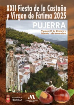 Cartel de fiestas | XXII Fiesta de la Castaña y Virgen de Fátima