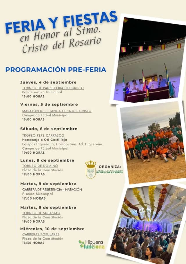 Cartel de fiestas | Higuera de la Sierra