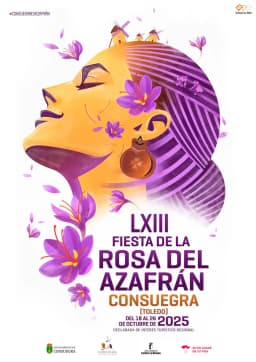 Cartel de fiestas | LXIII Fiesta de la Rosa del Azafrán